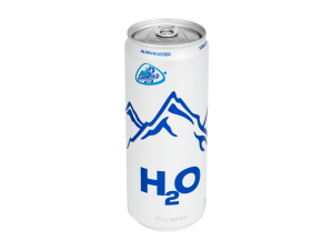 H20 water from the alps water in can